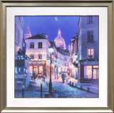 笹倉鉄平「ローテンブルクの雨」シルクスクリーン :: 絵画買取・販売