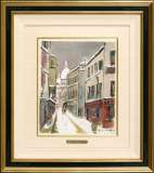 モーリス・ユトリロ「霊感の村より『モンマルトルの小径