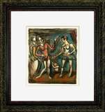 有元利夫「版画集「一千一秒物語」より『SOMETHING BLACK 版画集「一千