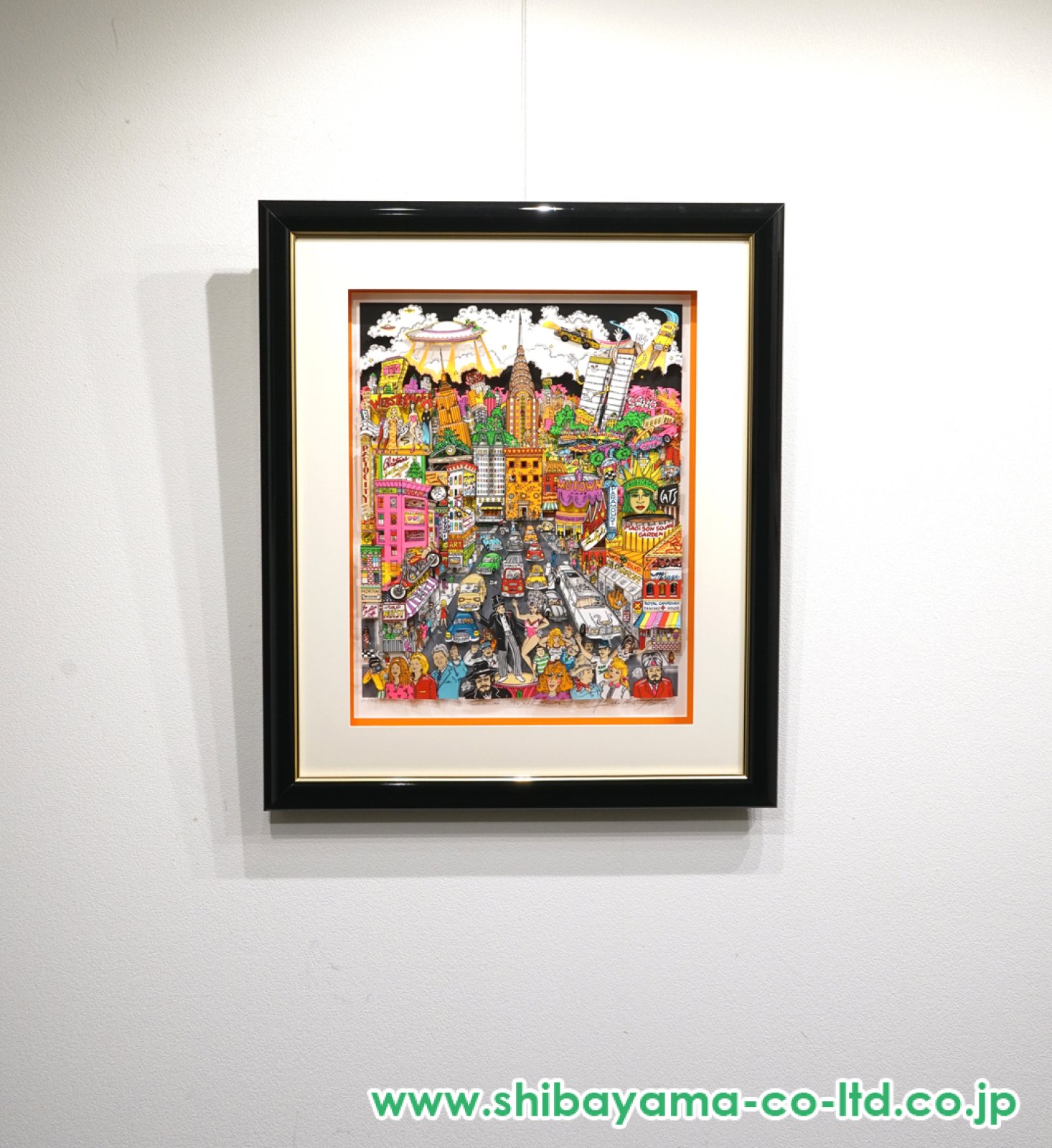 チャールズ・ファジーノ「In A NY Minute」3Dシルクスクリーン :: 絵画