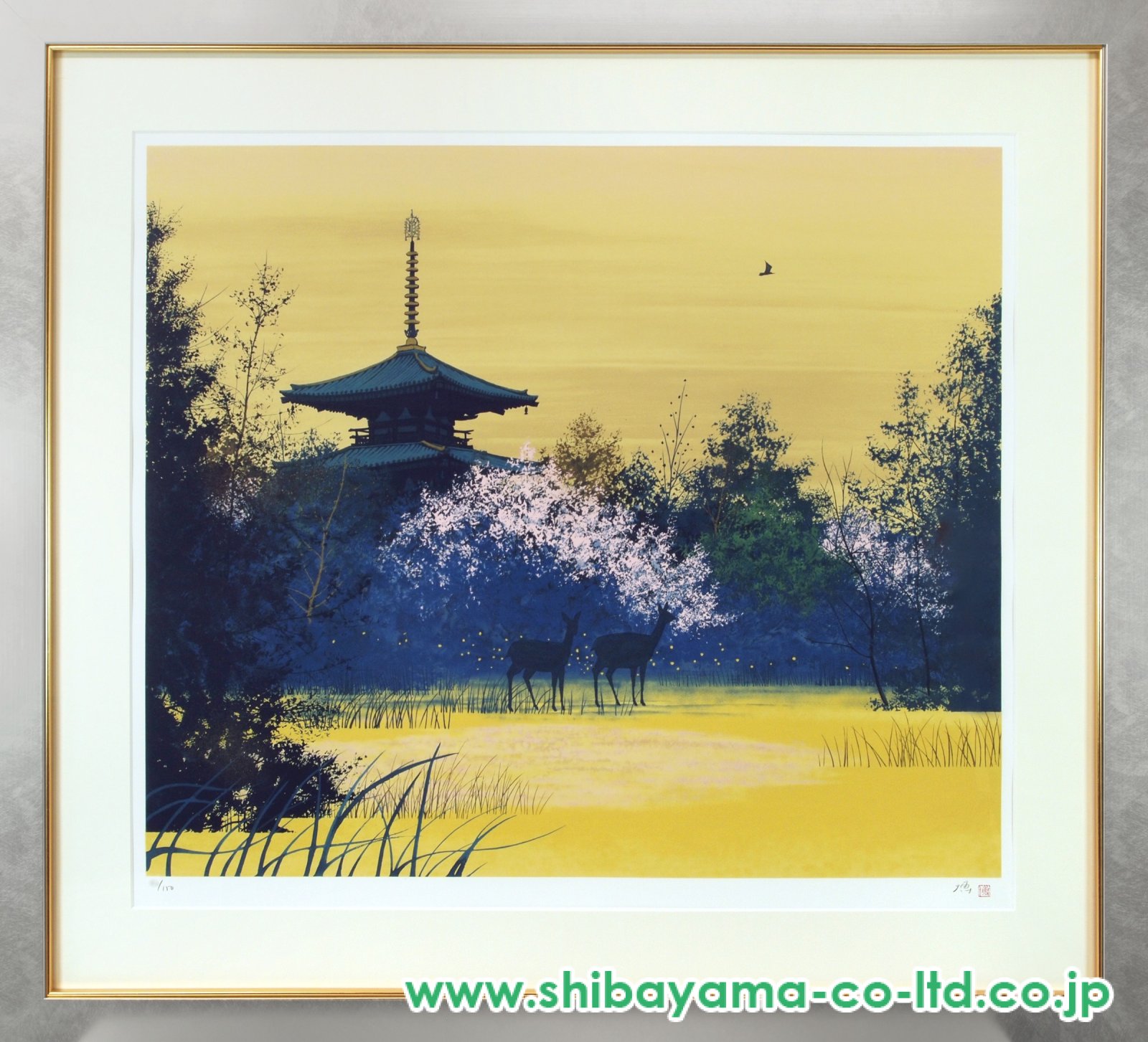 なつめえり 皐月の約束 版画 アールビバン ミクスドメディア 25部限定