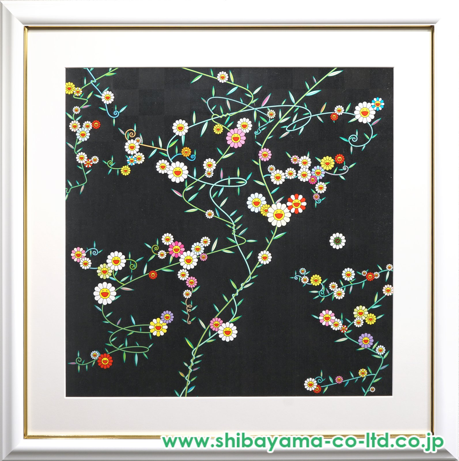 村上隆「CUBE」オフセット・リトグラフ :: 絵画買取・販売 - シバヤマ