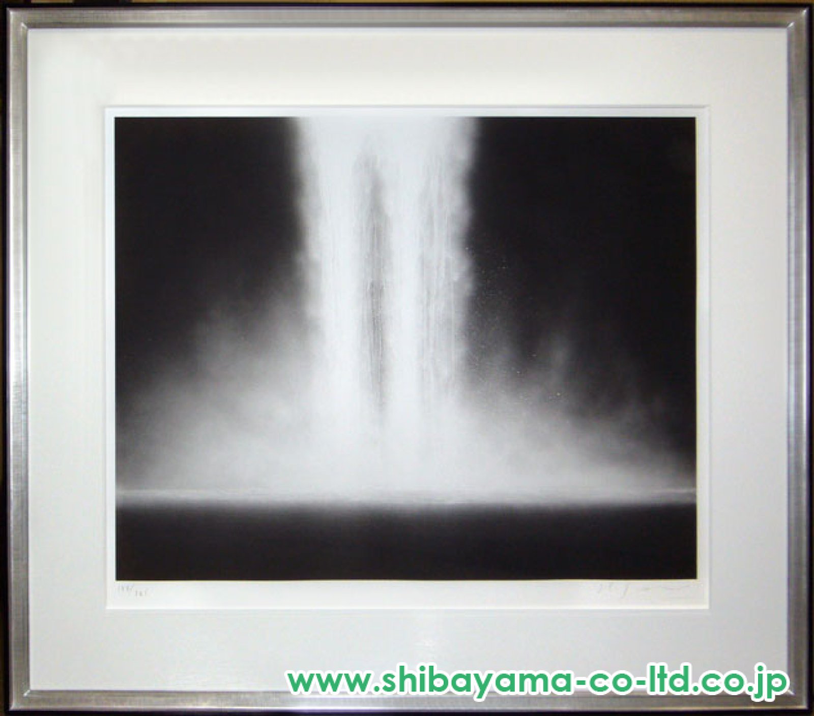 深川製磁 千住博 陶板 陶板画 Waterfall ウォーターフォール 飾り皿