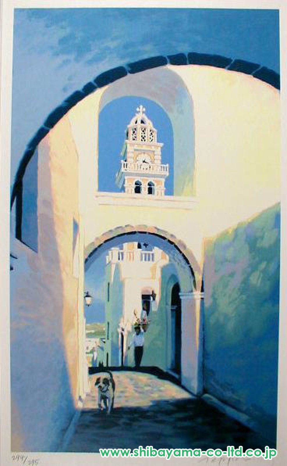 笹倉鉄平 アルテマイン橋 シルクスクリーン 笹倉鉄平 アルテマイン橋