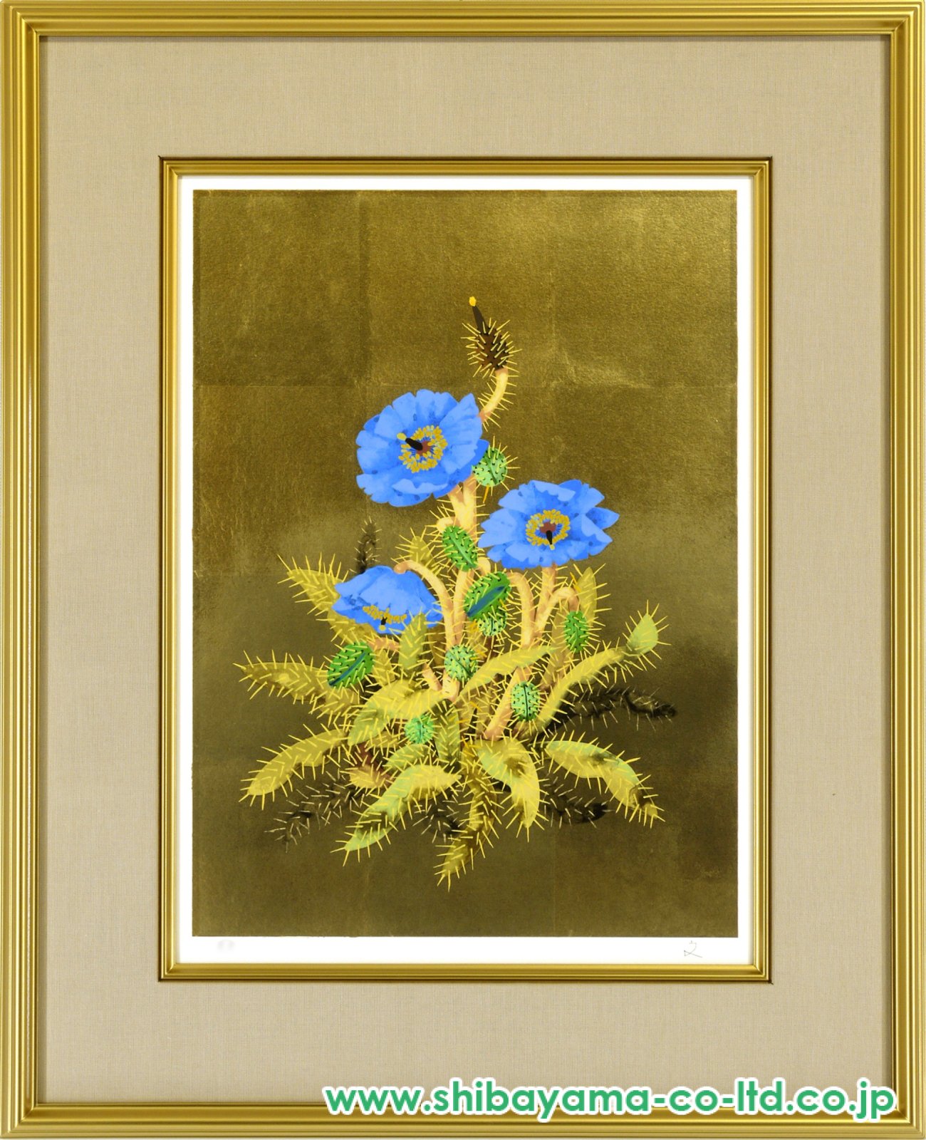 真作 アンドレ・ボーシャン Andre Bauchant「花」 カルトンに油彩 真作