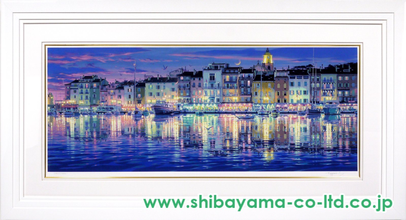 真作保証品】笹倉鉄平『語らい』 額装シルクスクリーン版画 笹倉鉄平