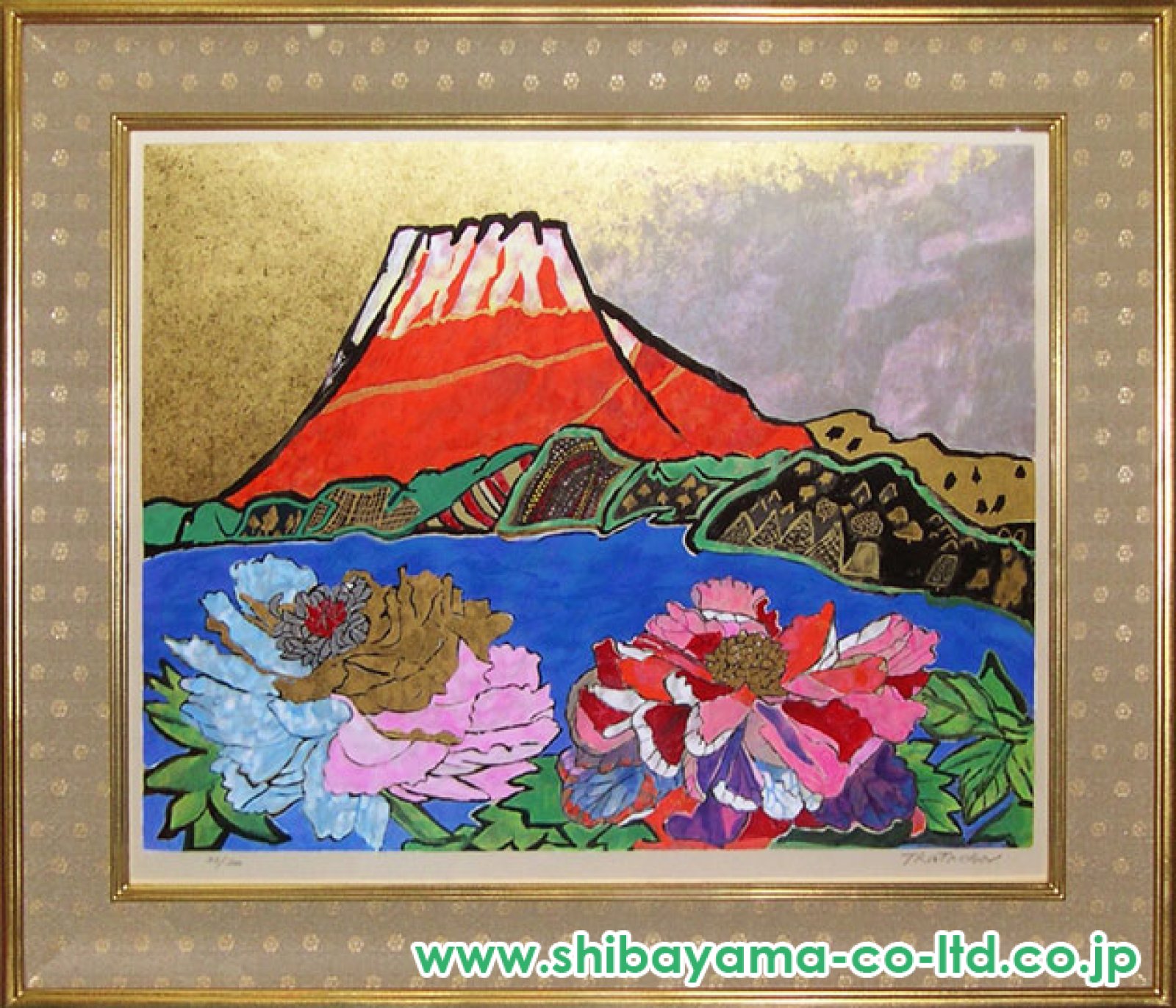 片岡珠子 日本画 風景画 色鮮やか 片岡珠子 日本画 風景画 色鮮やか