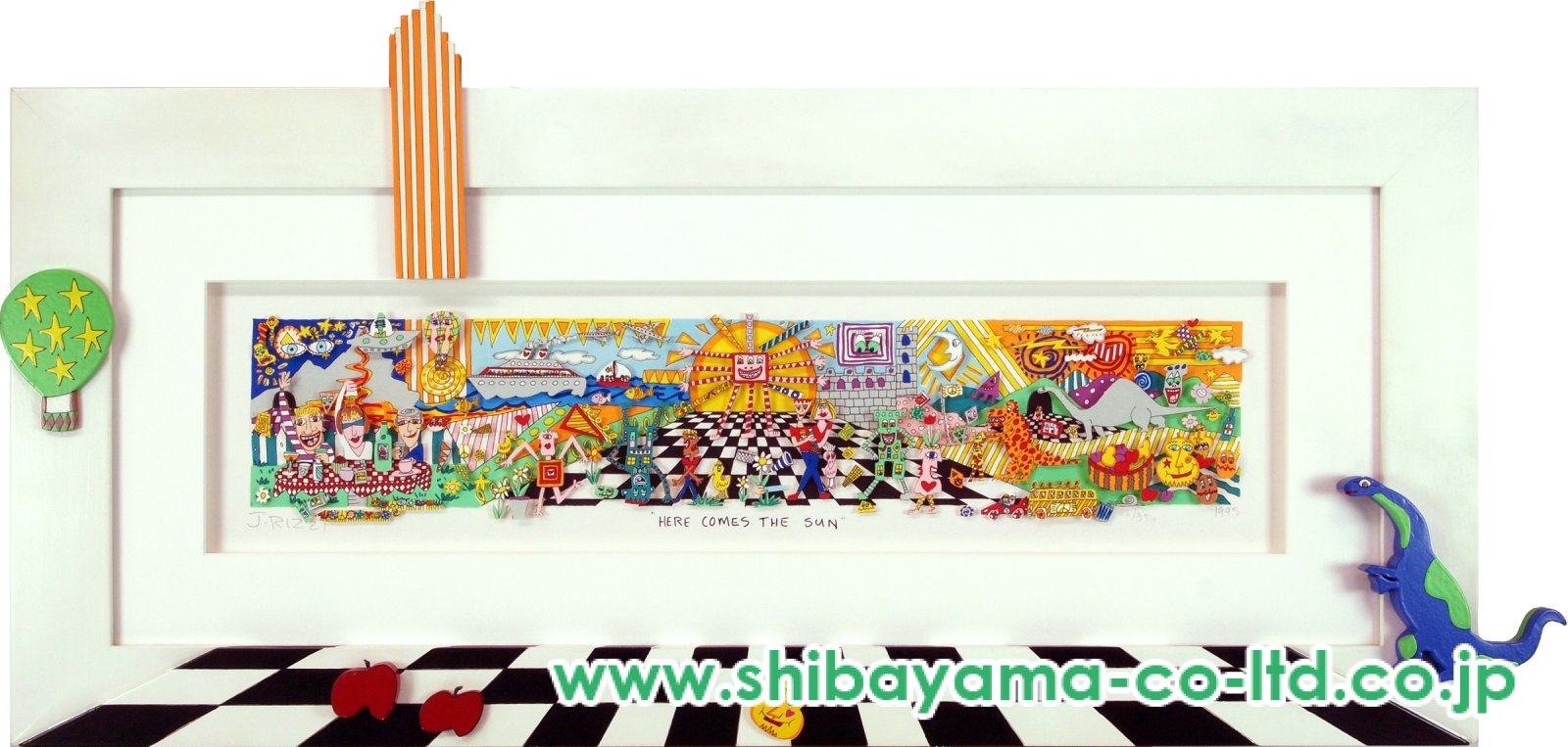 ジェームス・リジィBON VOYAGE シルクスクリーン 3D け東0308