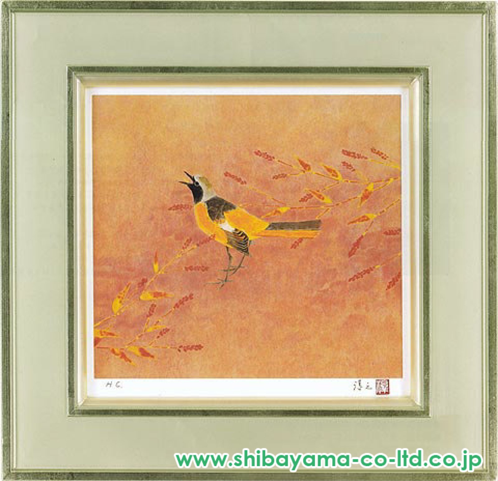 文化功労者日本画家版画作品 本物 上村淳之 オリジナルリトグラフ 「高