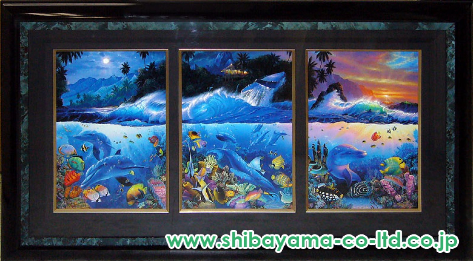 ラッセン 版画 リトグラフ サマーリーフ 保証書あり 57/100 ラッセン