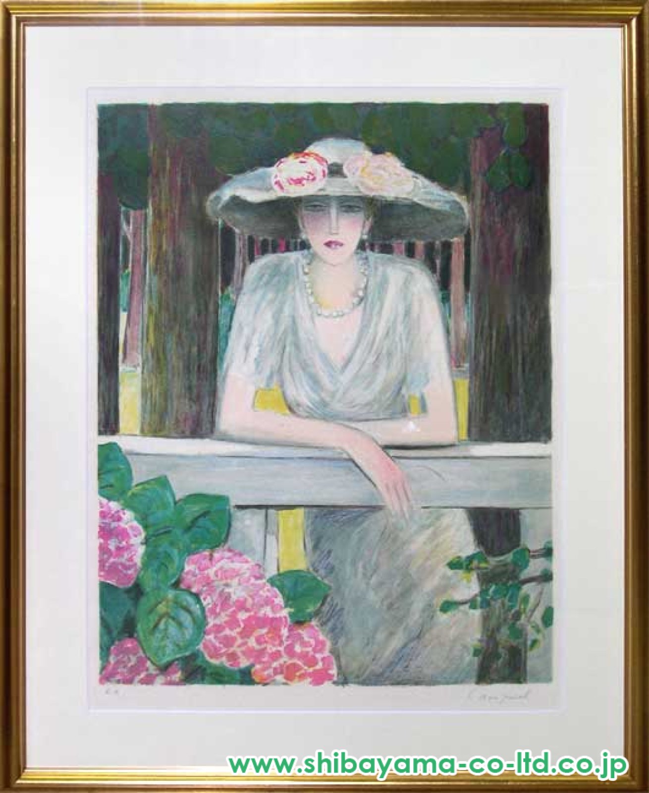 ジャン＝ピエール・カシニョール「森の小径」リトグラフ :: 絵画買取