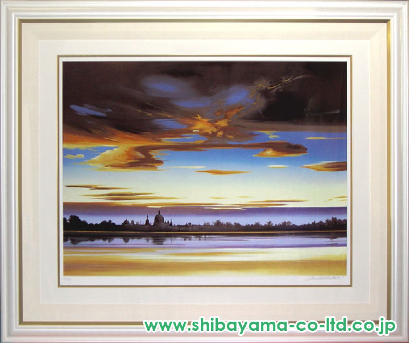 ミッシェル・バテュ「美しき故郷」シルクスクリーン :: 絵画買取・販売