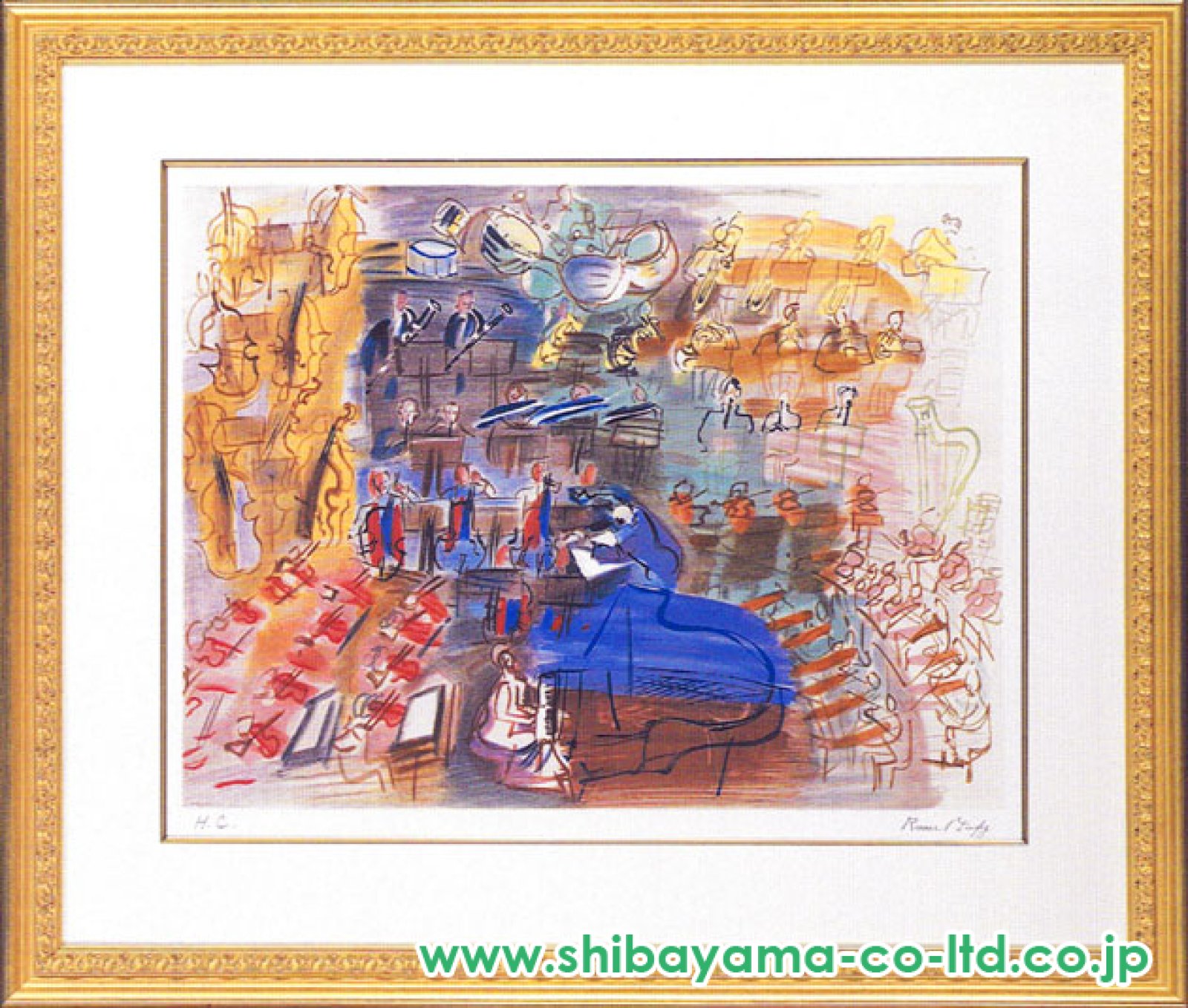 リリカ様用 Wラウル・デュフィのリトグラフ Wラウル・デュフィの