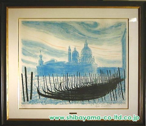 アンドレ・ブラジリエ「ベニス」リトグラフ :: 絵画買取・販売 - シバヤマ