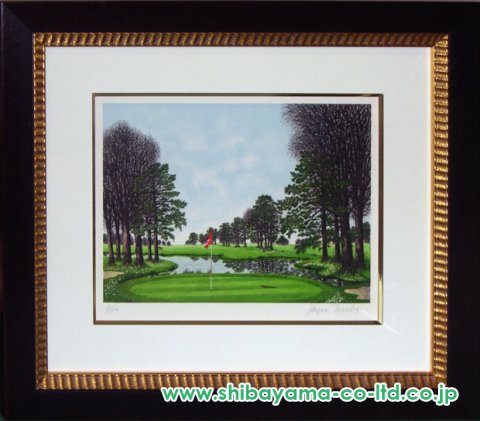 ジャック・デペルト リトグラフ 橋の見える風景 ジャック・デペルト