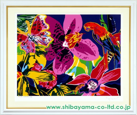 ヒロ・ヤマガタ『花火』AP版 限定85部 シルクスクリーン 直筆サイン 美