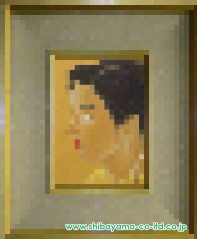 石踊紘一 花を持つ娘 石踊紘一 花を持つ娘 - メルカリ