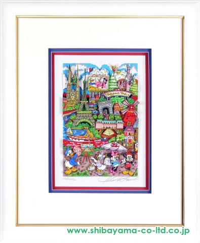 希少 チャールズファジーノ 地上最大のサーカス シルクスクリーン DX版