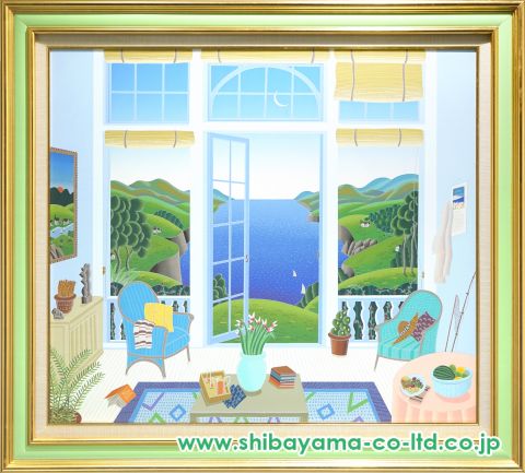 トーマス・マックナイト 46角ポスター額 18218・PALM BEACH