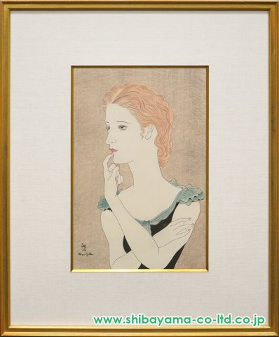 日本画 女性の肖像画 日本画 女性の肖像画 - メルカリ