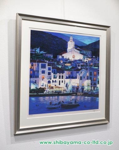 絵画 油絵 竹内敏彦 肉筆油絵 動物画 シャボン玉と猫 絵画 油絵 竹内