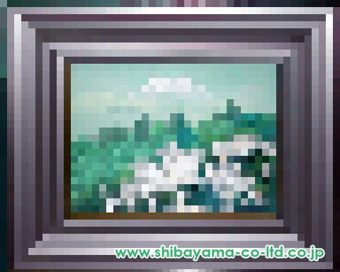 日本画 佐倉功起 緑快 風景画 日本画 佐倉功起 緑快 風景画 日本画