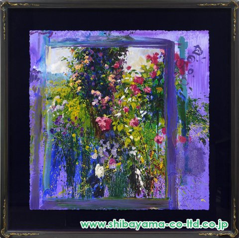 トレンツ リャド 真作 ＊ジヴェルニーの夏＊ シルクスクリーン 遺族