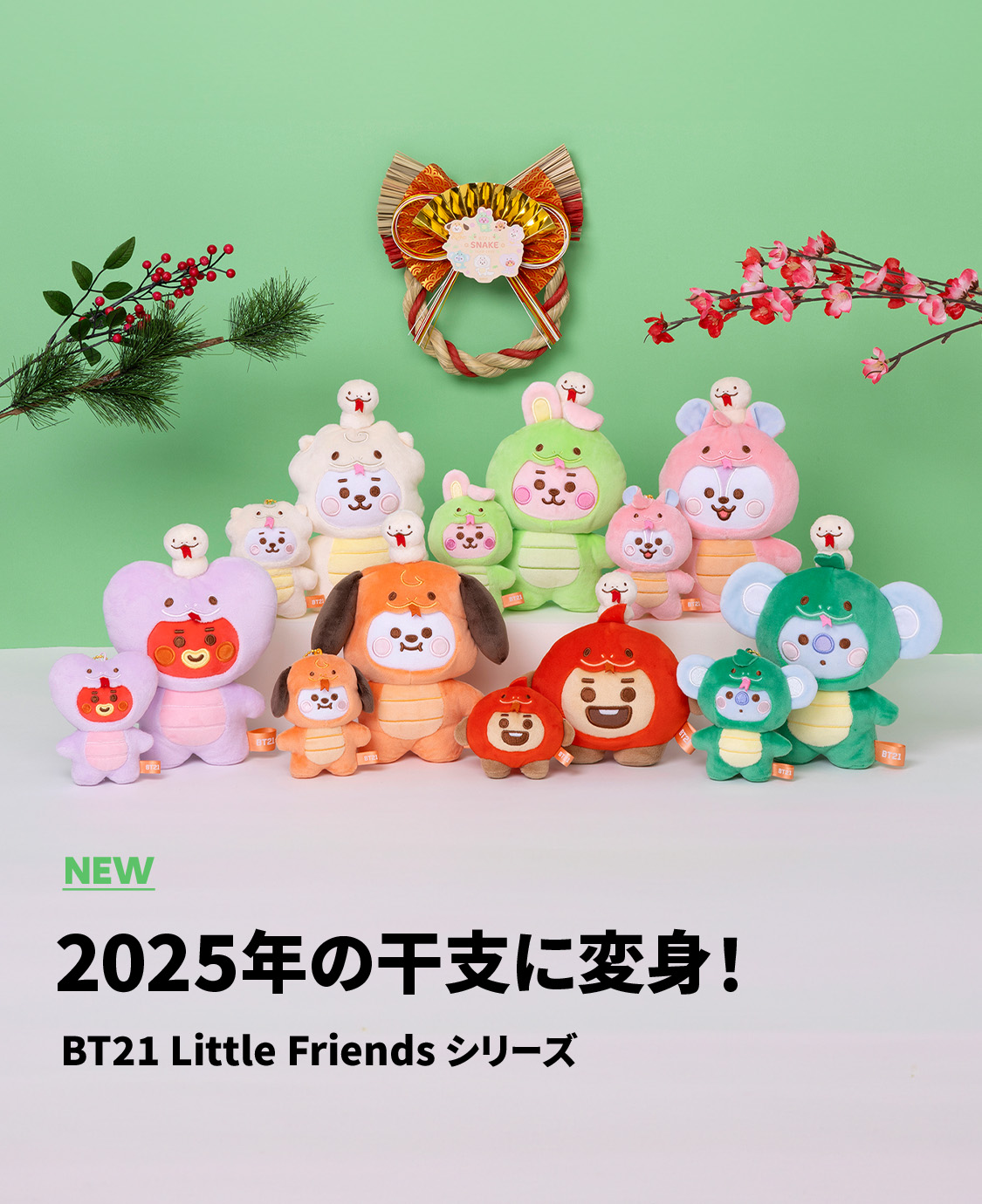 BT21 COOKY 5周年 レインボーカラーマスコット クッキー BT21 Japan