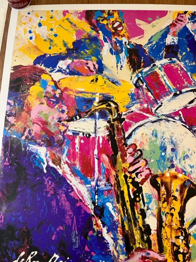 1982 KOOL Jazz Festival Poster by LeRoy Neiman — PAR PUZZLES, Hand