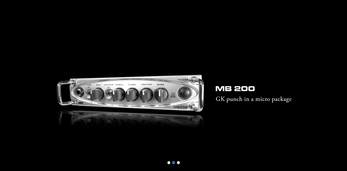 GALLIEN-KRUEGER MB 200 ベース用小型ヘッドアンプ GALLIEN-KRUEGER MB