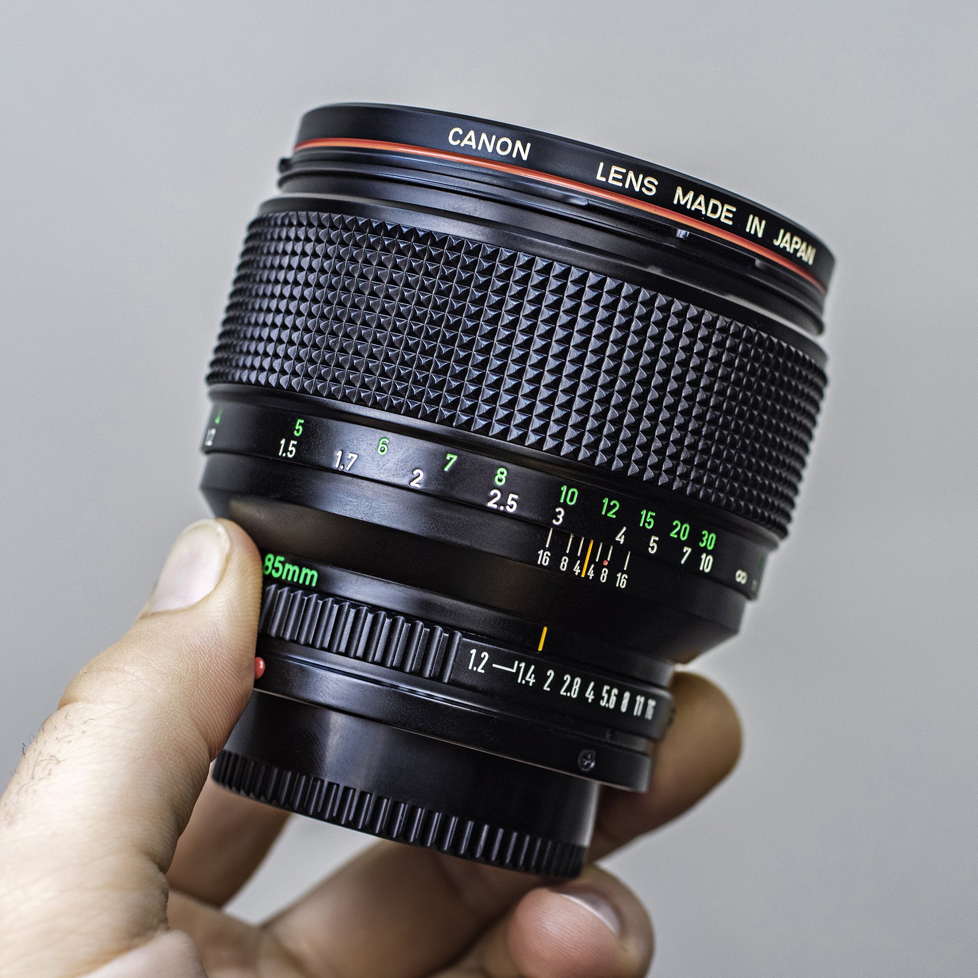 Canon nFD 85mm f1.2 L - Lens Info