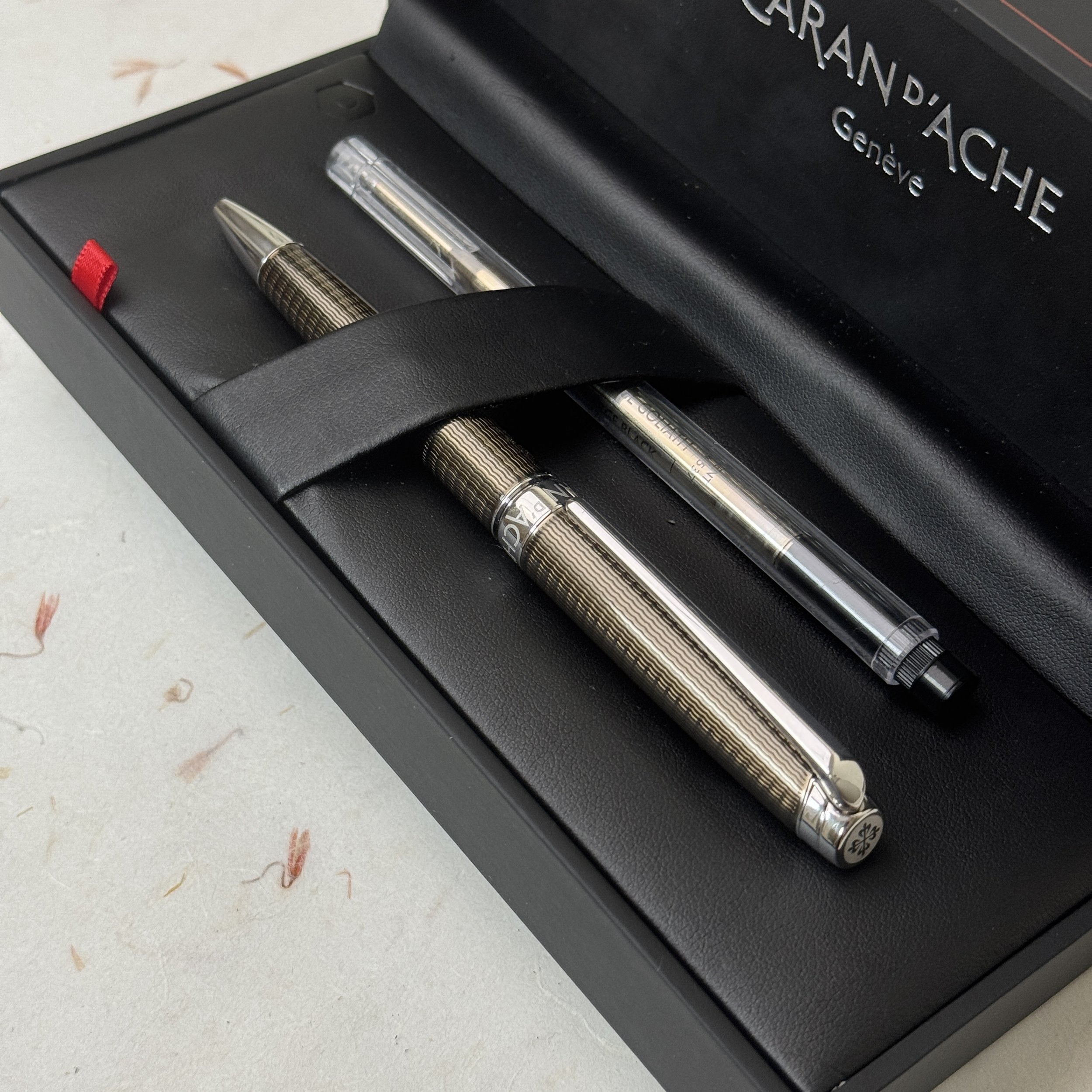 Patek Philippe x CARAN d'ACHE Guilloché Ballpoint Pen