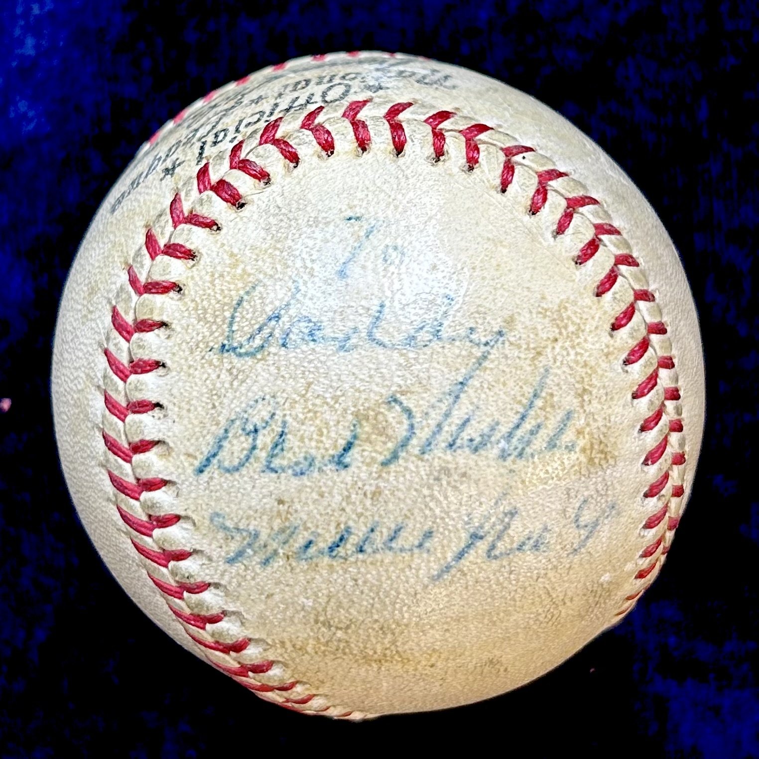 Willie Mays Signed Official Baseball — The Bullpen Sports Collectibles