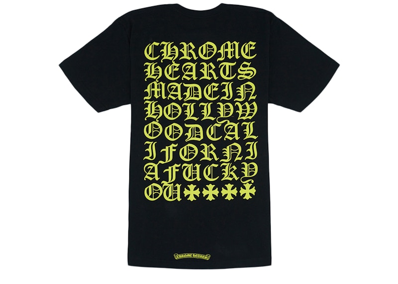 Chrome Hearts Made In Hollywood T-Shirt Black Men's - US
