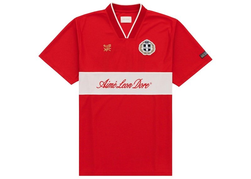 Aime Leon Dore Team Soccer Jersey Red Men's - SS22 - US