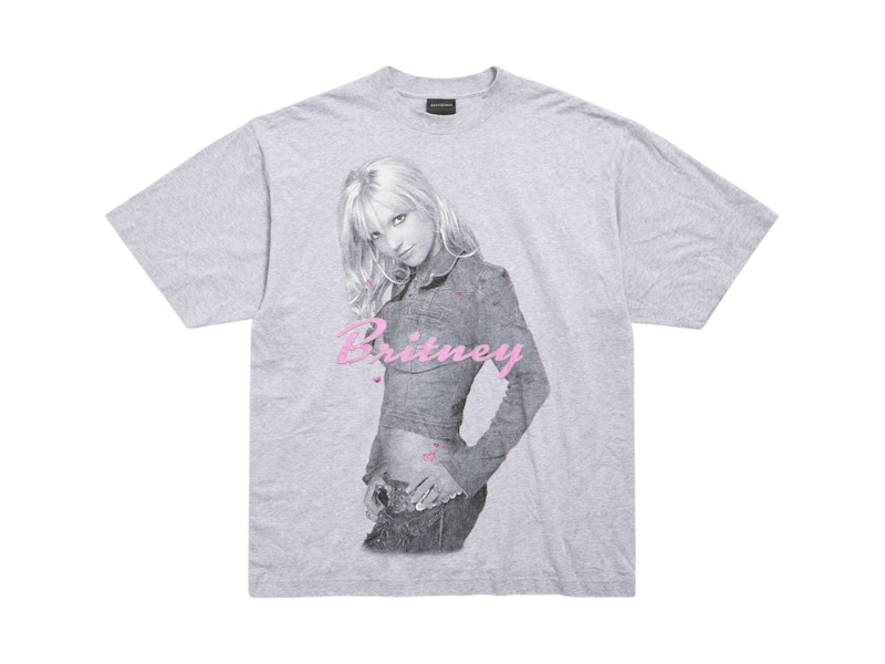 Balenciaga Music Britney Spears Series T-shirt Medium Fit Light
