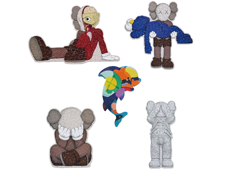 KAWS TOKYO FIRST開催記念グッズ ジグソーパズル100ピース2種 KAWS