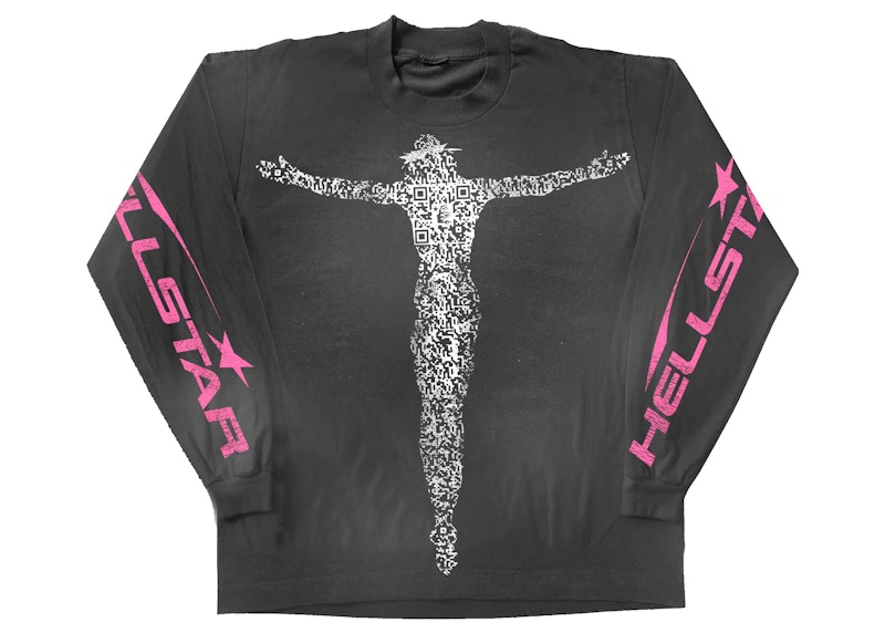 Hellstar Qr Christ L/S Tee Black - FW23 - US
