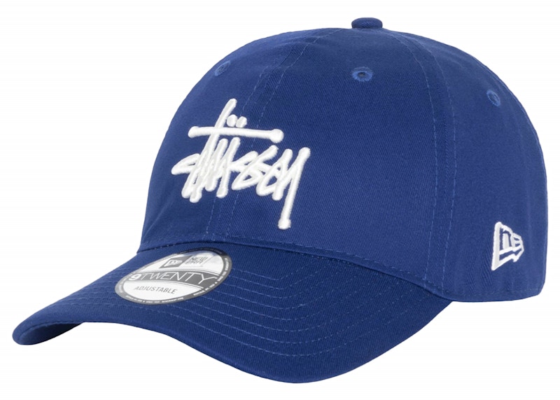 Stussy New Era 9Twenty Basic Strapback Dark Royal Men's - FW24 - US