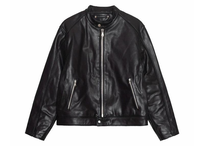 ジャケット・アウター AW25 Stussy biker leather jacket S Biker