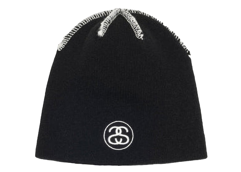 Stussy Exposed Stitch Skullcap Black Men's - FW24 - US