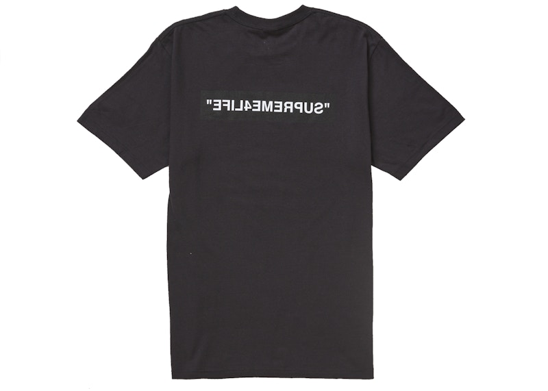 Supreme 4 Life Tee Black Men's - FW24 - US