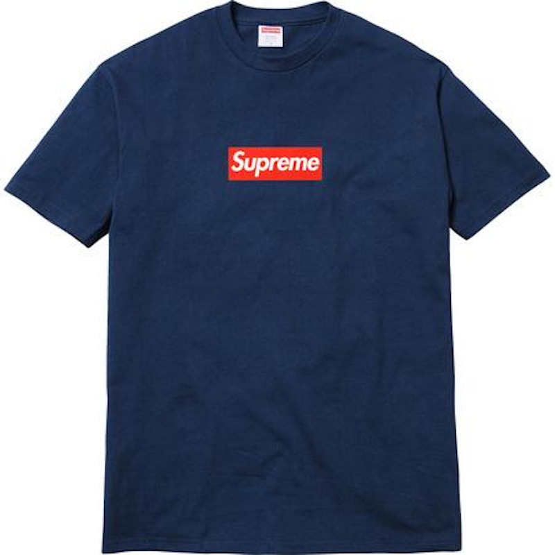 Supreme Box Logo tee Navy M Camo カモ 迷彩 ボックスロゴ ネイビー
