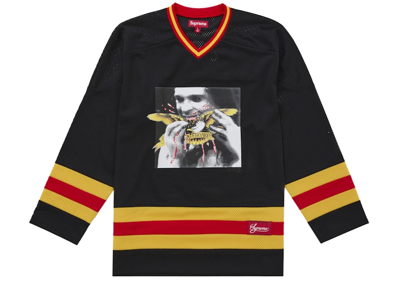 Supreme ANTIHERO Ozzy Hockey Jersey Black Men's - FW25 - US