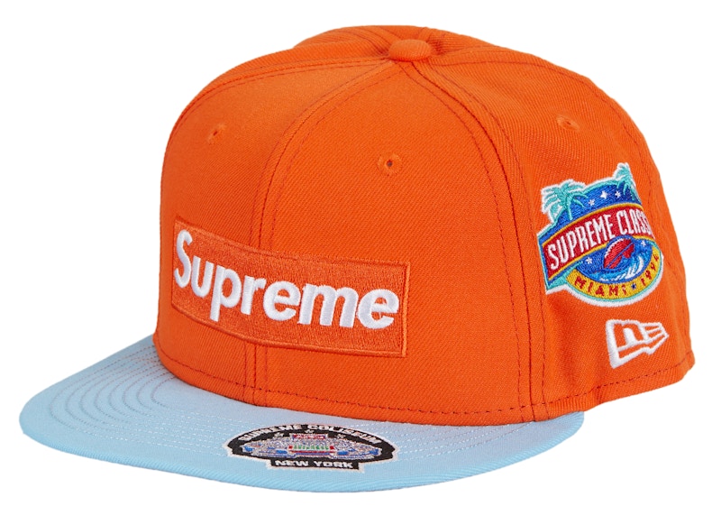 Supreme Championships Box Logo New Era Fitted Hat Orange - FW23 - JP