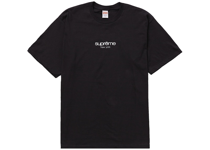 Supreme Classic Logo Tee Black Men's - SS22 - US