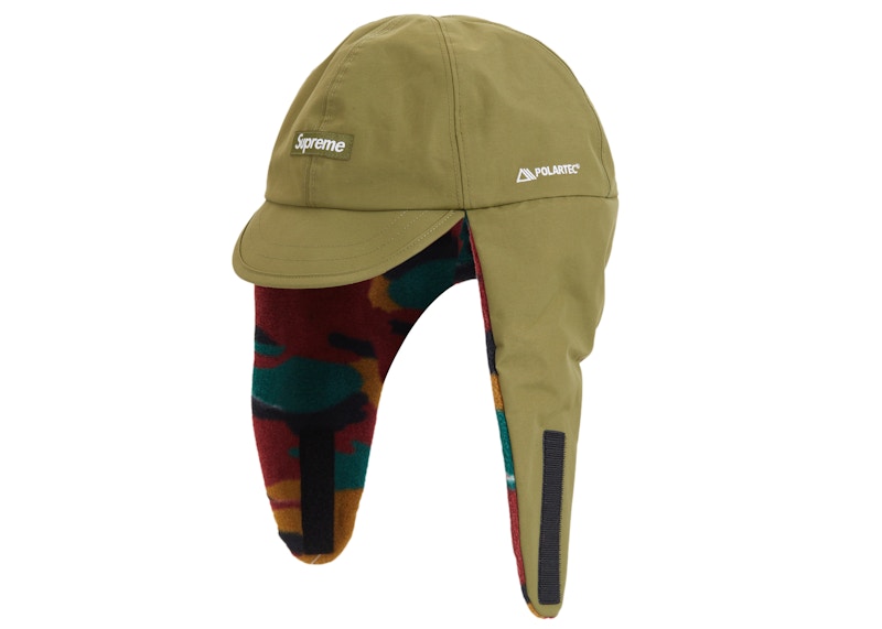 SUPREME GORE-TEX オリーブグリーンキャップ supreme コーデュロイ