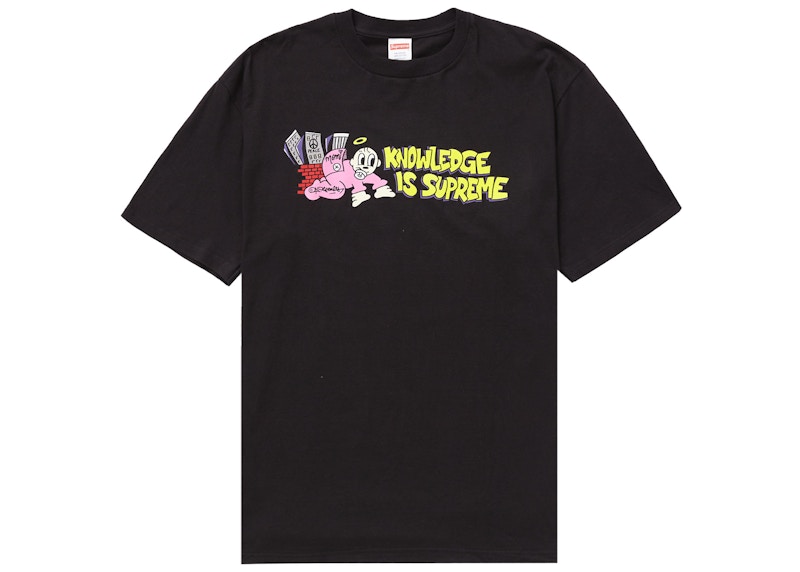 Supreme Knowledge Tee Black Men's - SS22 - US