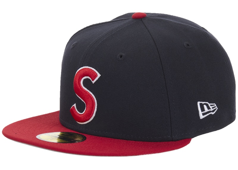 Supreme New Era Reaper S Logo 59Fifty Fitted Hat Navy - FW25 - US