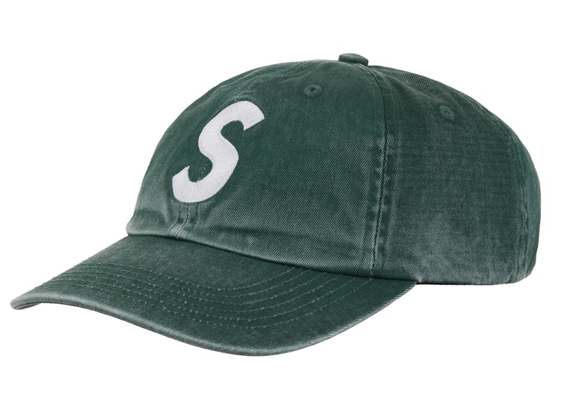 Supreme Pigment Coated S Logo 6-Panel Green - SS25 - US